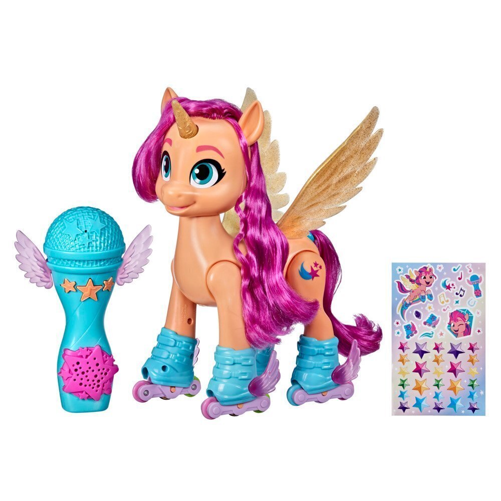 MY LITTLE PONY Ponihahmo Sing and Scate Sunny 22 cm hinta ja tiedot | Tyttöjen lelut | hobbyhall.fi