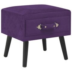 Yöpöytä 40x35x40 cm violetti hinta ja tiedot | Yöpöydät | hobbyhall.fi