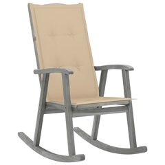 Keinutuoli tyynyillä, harmaa hinta ja tiedot | Nojatuolit | hobbyhall.fi