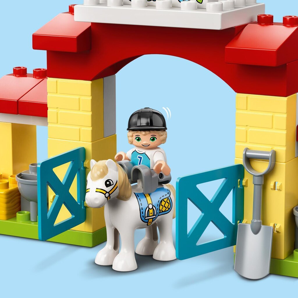 10951 LEGO® DUPLO Hevostalli ja hoitoponit hinta ja tiedot | LEGOT ja rakennuslelut | hobbyhall.fi