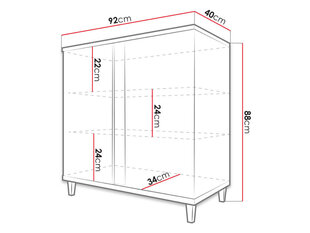 Lipasto Marco 90 cm hinta ja tiedot | Lipastot | hobbyhall.fi