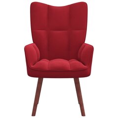 Lepotuoli, punainen hinta ja tiedot | Nojatuolit | hobbyhall.fi