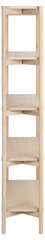 Actona Oxford -kirjahylly, beige, 169x30x88,5 cm hinta ja tiedot | Hyllyt | hobbyhall.fi