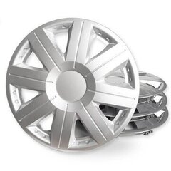 4× Jestic Hubcap 14" hopea hinta ja tiedot | Pölykapselit | hobbyhall.fi