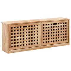 Kenkäkaappi penkki 94x20x38 cm pähkinäpuu hinta ja tiedot | Kenkäkaapit ja -hyllyt | hobbyhall.fi