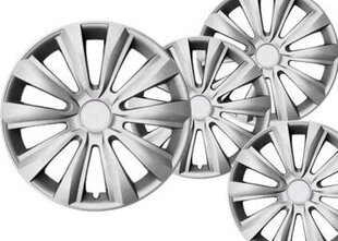 4× Jestic Hubcap 13" hopea hinta ja tiedot | Pölykapselit | hobbyhall.fi