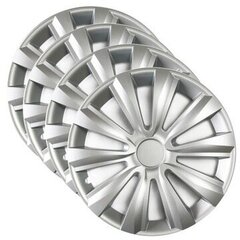 4× Jestic hubcap 15" hopea hinta ja tiedot | Pölykapselit | hobbyhall.fi