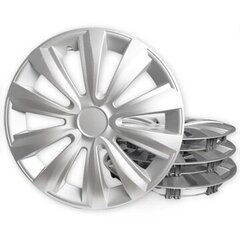 4× Jestic Hubcap 16" hopea hinta ja tiedot | Pölykapselit | hobbyhall.fi