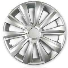 4× Jestic hubcap 15" hopea hinta ja tiedot | Pölykapselit | hobbyhall.fi