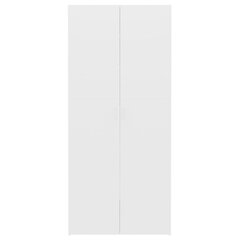 Kenkäkaappi valkoinen 80x35,5x180 cm lastulevy hinta ja tiedot | Kenkäkaapit ja -hyllyt | hobbyhall.fi