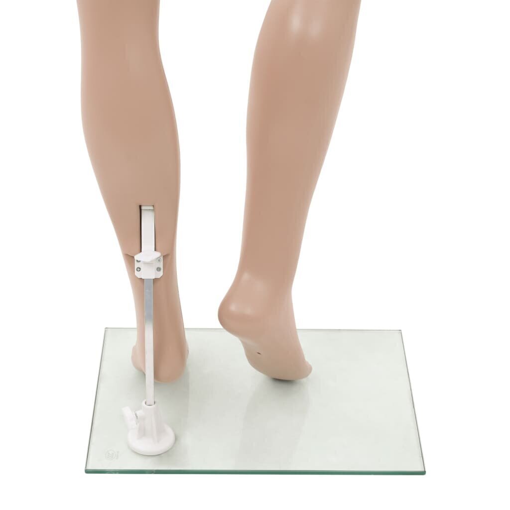 mannekiini lasialustalla 180 cm beige hinta ja tiedot | Naulakot | hobbyhall.fi