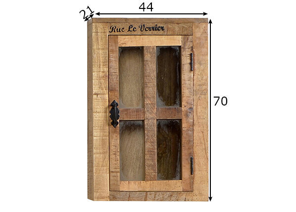 Seinäkaappi SIT Rustic 01902-04, ruskea hinta ja tiedot | Olohuoneen kaapit ja lipastot | hobbyhall.fi