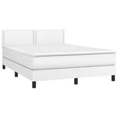 Sänky , 140x190 cm, valkoinen hinta ja tiedot | Sängyt | hobbyhall.fi