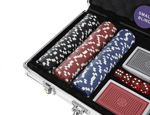 Pokerisetti Texas Strong 300 rahakkeita + matkalaukku hinta ja tiedot | Korttipelit, pokeri | hobbyhall.fi