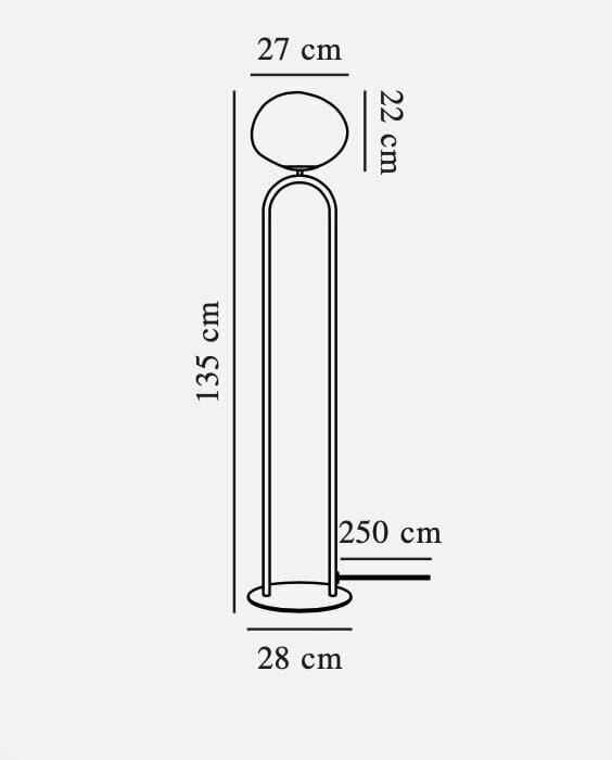 Nordlux Lattiavalaisin Shapes 2120074035 hinta ja tiedot | Lattiavalaisimet | hobbyhall.fi