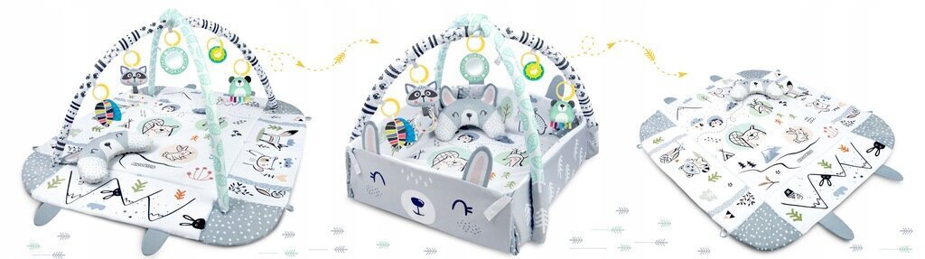 RicoKids Rabbit interaktiivinen opetusmatto 110 x 100 cm hinta ja tiedot | Leikkimatot | hobbyhall.fi