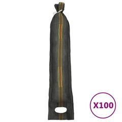 vidaXL Hiekkasäkit 100 kpl tummanvihreä 103x25 cm HDPE hinta ja tiedot | Hiekkalaatikot | hobbyhall.fi