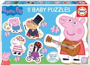 Palapelit Peppa, 5 kpl. hinta ja tiedot | Palapelit | hobbyhall.fi