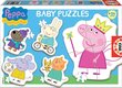 Pulmasarja Peppa, 4 kpl. hinta ja tiedot | Palapelit | hobbyhall.fi