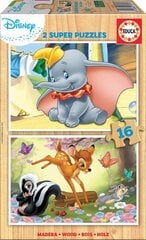 Palapelit Disney-animaatio, 2 kpl. x 16 kpl hinta ja tiedot | Palapelit | hobbyhall.fi