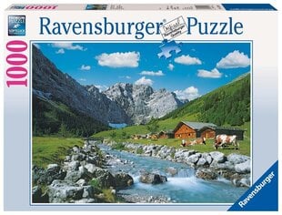 palapeli ravensburger autrian mountains, 1000 det. hinta ja tiedot | Palapelit | hobbyhall.fi