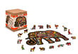 Puinen palapeli ainutlaatuisilla elementeillä "Magic Elephant" 250 pcs / Wooden Jigsaw Puzzles Wooden.city hinta ja tiedot | Palapelit | hobbyhall.fi