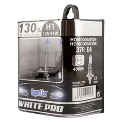 Auton polttimo Superlite BOM12700 H1 12V 55W 4000K hinta ja tiedot | Polttimot | hobbyhall.fi