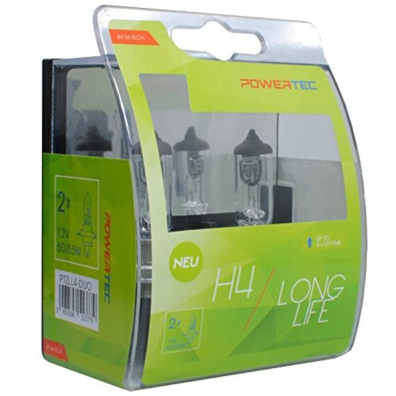 Auton polttimo M-Tech PTZLL4-DUO H4 12V 50/55W Halogeeni hinta ja tiedot | Polttimot | hobbyhall.fi