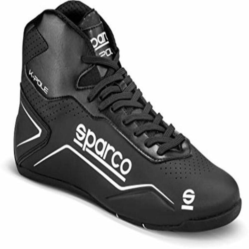 Sparco K-POLE Racing Shoes mustat (koko 41) hinta ja tiedot | Moottoripyöräilysaappaat | hobbyhall.fi