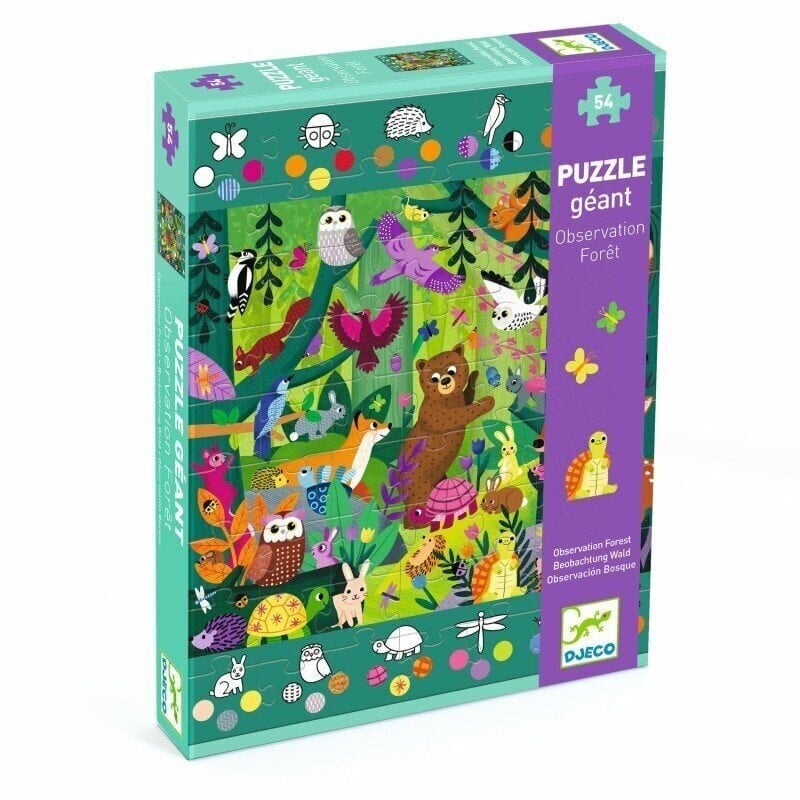 Tarkkailu palapeli - Magic School (54 osaa), DJECO DJ07565 hinta ja tiedot | Palapelit | hobbyhall.fi