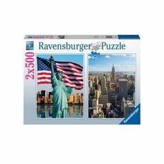 Palapeli New York Ravensburger 500 d, 2 kpl hinta ja tiedot | Palapelit | hobbyhall.fi