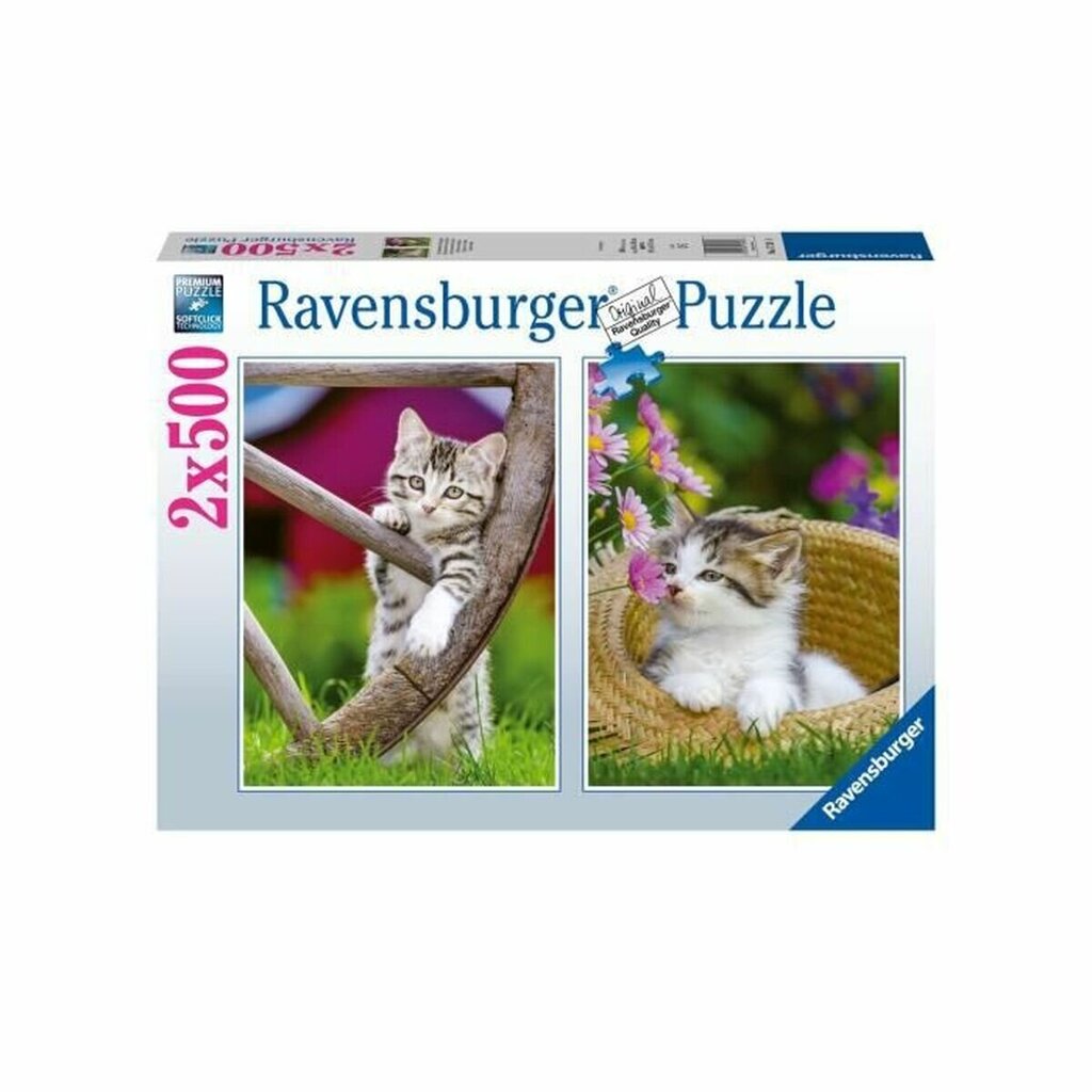 Palapeli Ravensburger Pennut 2 x 500 d. hinta ja tiedot | Palapelit | hobbyhall.fi