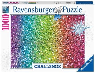 Ravensburger Puzzle Challenge Glitter 1000p 16745 hinta ja tiedot | Palapelit | hobbyhall.fi