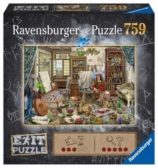 Ravensburger Puzzle Exit Artist Studio 759p 16782 hinta ja tiedot | Palapelit | hobbyhall.fi