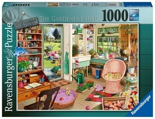 Palapeli Puutarhavaja Ravensburger 1000 palaa hinta ja tiedot | Palapelit | hobbyhall.fi