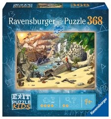 Ravensburgerin palapelin exitkids: Pirate Adventure368P 12954 hinta ja tiedot | Palapelit | hobbyhall.fi