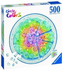 Ravensburger Paletti Värit, 500 osaa hinta ja tiedot | Palapelit | hobbyhall.fi