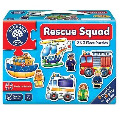 Puzzle Orchard Toys Rescue Squad, 6x2/3 d. hinta ja tiedot | Palapelit | hobbyhall.fi