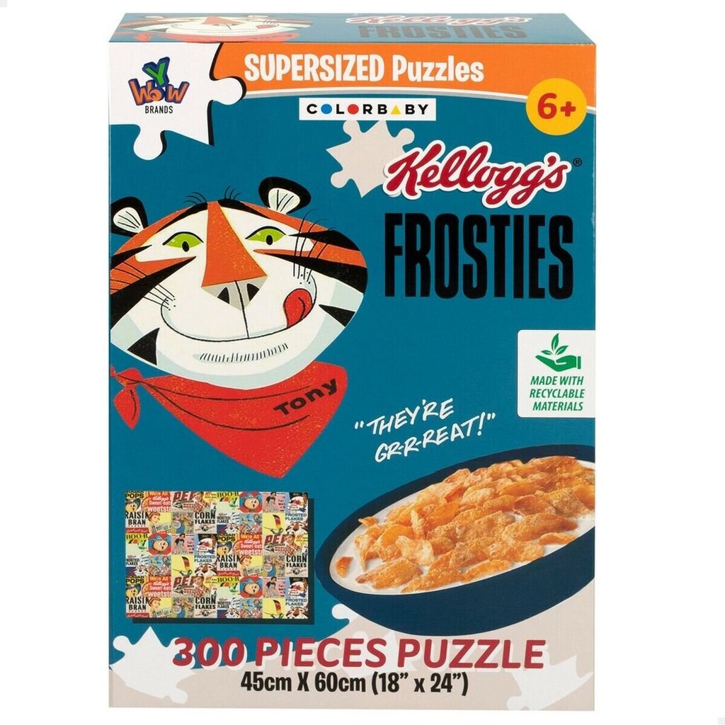 Palapeli Colorbaby Kellogg's Frosties 300 d. hinta ja tiedot | Palapelit | hobbyhall.fi