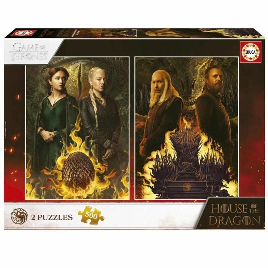 Pulmasarja Educa House of The Dragon, 500 kpl. hinta ja tiedot | Palapelit | hobbyhall.fi