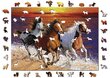 Puinen palapeli ainutlaatuisilla elementeillä "Wild Horses on the Beach" Wooden Puzzle 1000 pcs / Wooden.city hinta ja tiedot | Palapelit | hobbyhall.fi