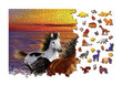 Puinen palapeli ainutlaatuisilla elementeillä "Wild Horses on the Beach" Wooden Puzzle 1000 pcs / Wooden.city hinta ja tiedot | Palapelit | hobbyhall.fi