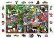 Puinen palapeli ainutlaatuisilla elementeillä Wooden Puzzle The Florist’s – 505 pcs hinta ja tiedot | Palapelit | hobbyhall.fi