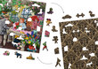 Puinen palapeli ainutlaatuisilla elementeillä Wooden Puzzle The Florist’s – 505 pcs hinta ja tiedot | Palapelit | hobbyhall.fi