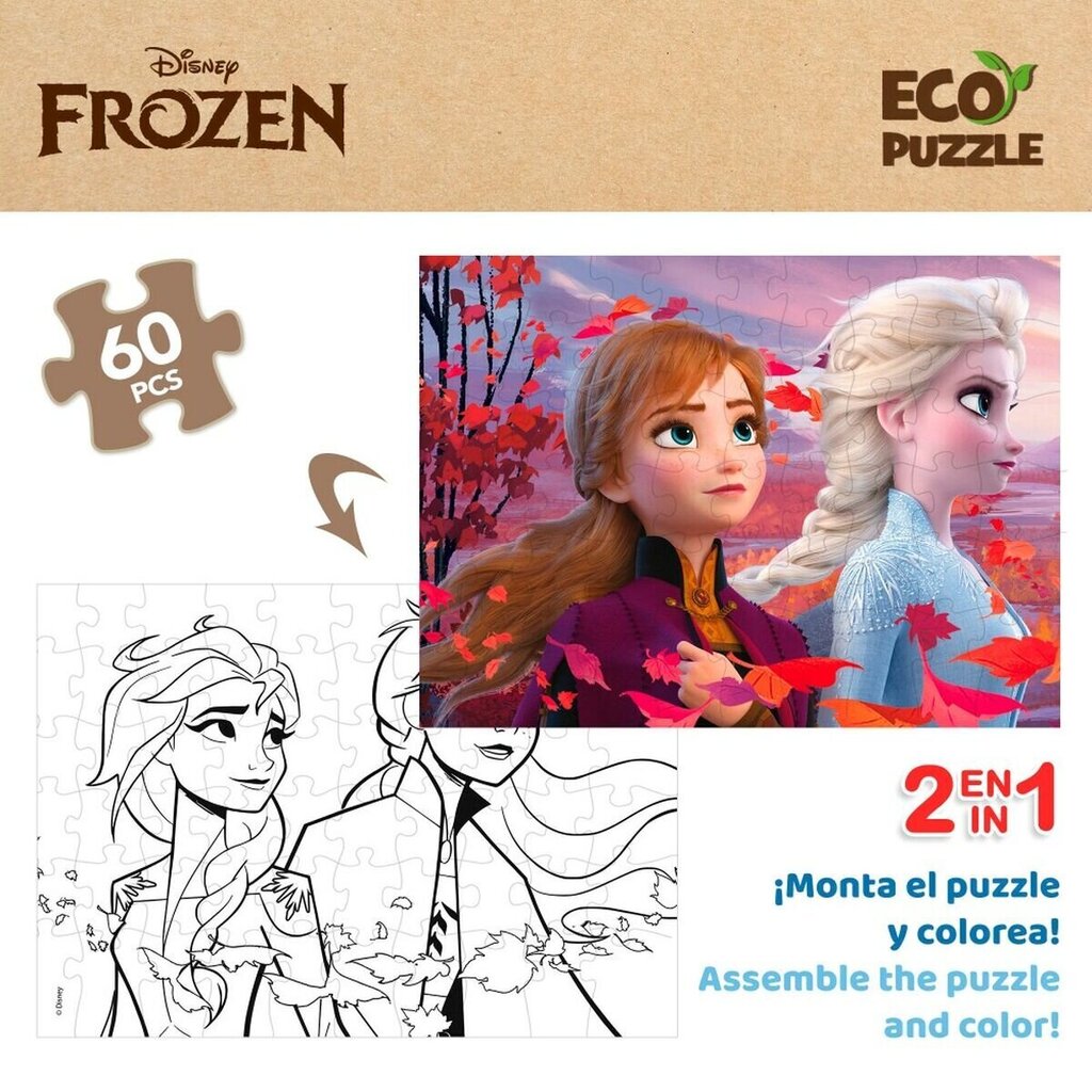 Palapeli Disney Frozen, 60 v. hinta ja tiedot | Palapelit | hobbyhall.fi