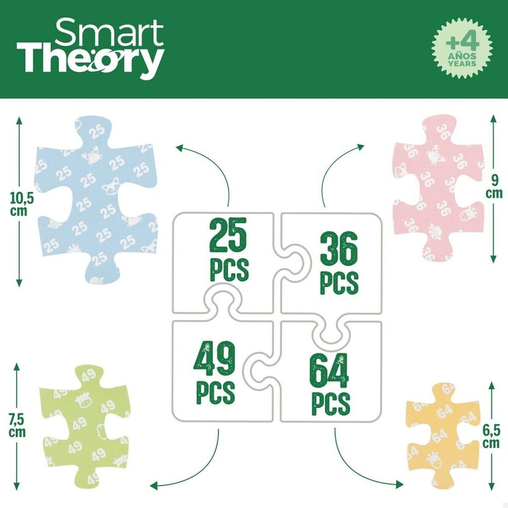 Palapeli Colorbaby Farm Four in one, 174 d hinta ja tiedot | Palapelit | hobbyhall.fi