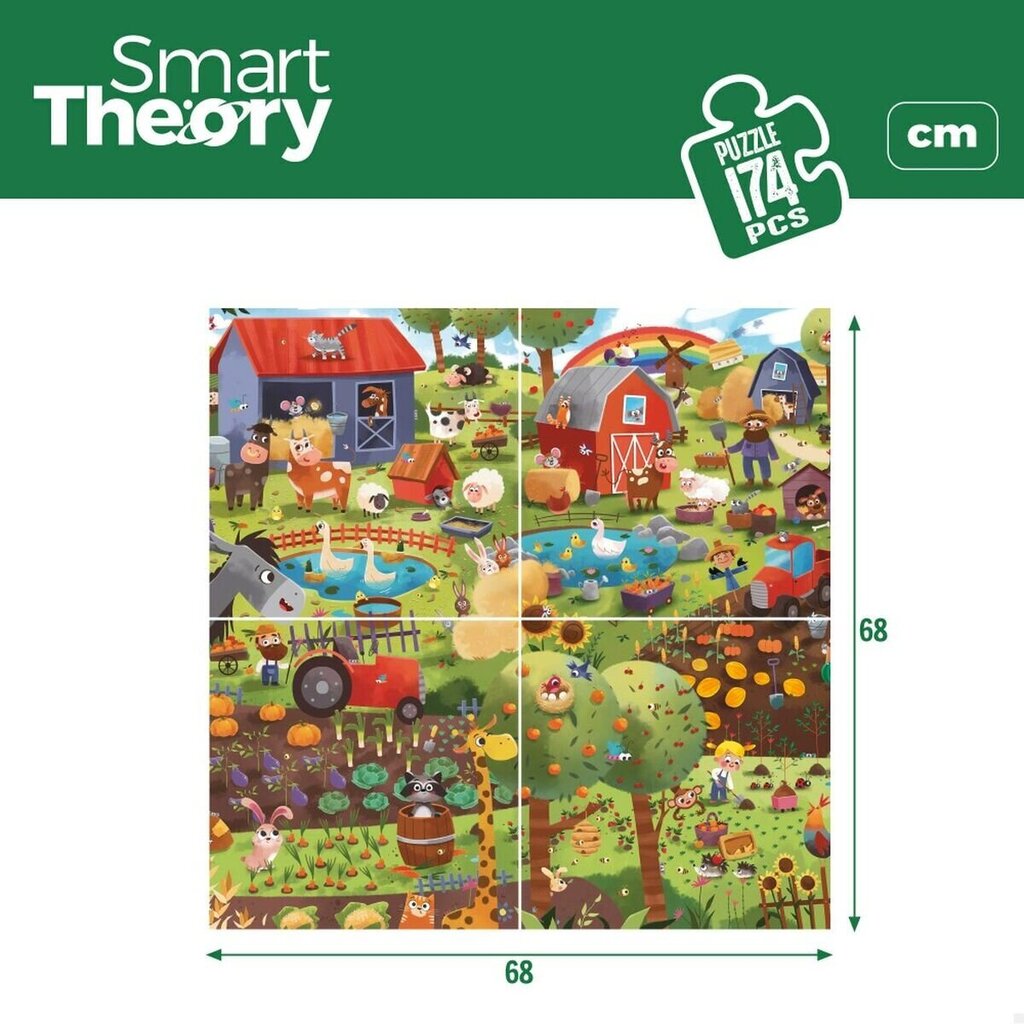 Palapeli Colorbaby Farm Four in one, 174 d hinta ja tiedot | Palapelit | hobbyhall.fi