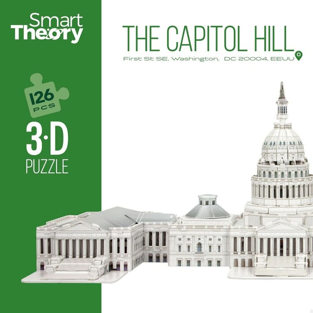 3D palapeli Capitolio Colorbaby, 126 d, 6 kpl. hinta ja tiedot | Palapelit | hobbyhall.fi