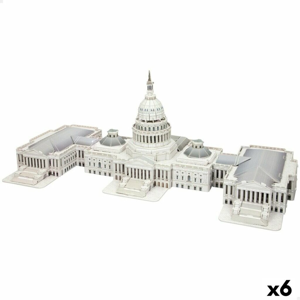 3D palapeli Capitolio Colorbaby, 126 d, 6 kpl. hinta ja tiedot | Palapelit | hobbyhall.fi