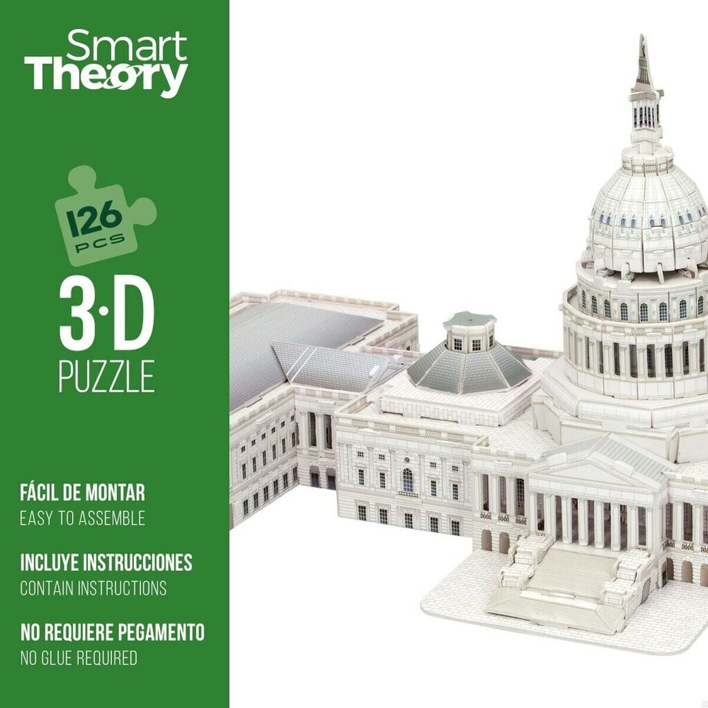 3D palapeli Capitolio Colorbaby, 126 d, 6 kpl. hinta ja tiedot | Palapelit | hobbyhall.fi